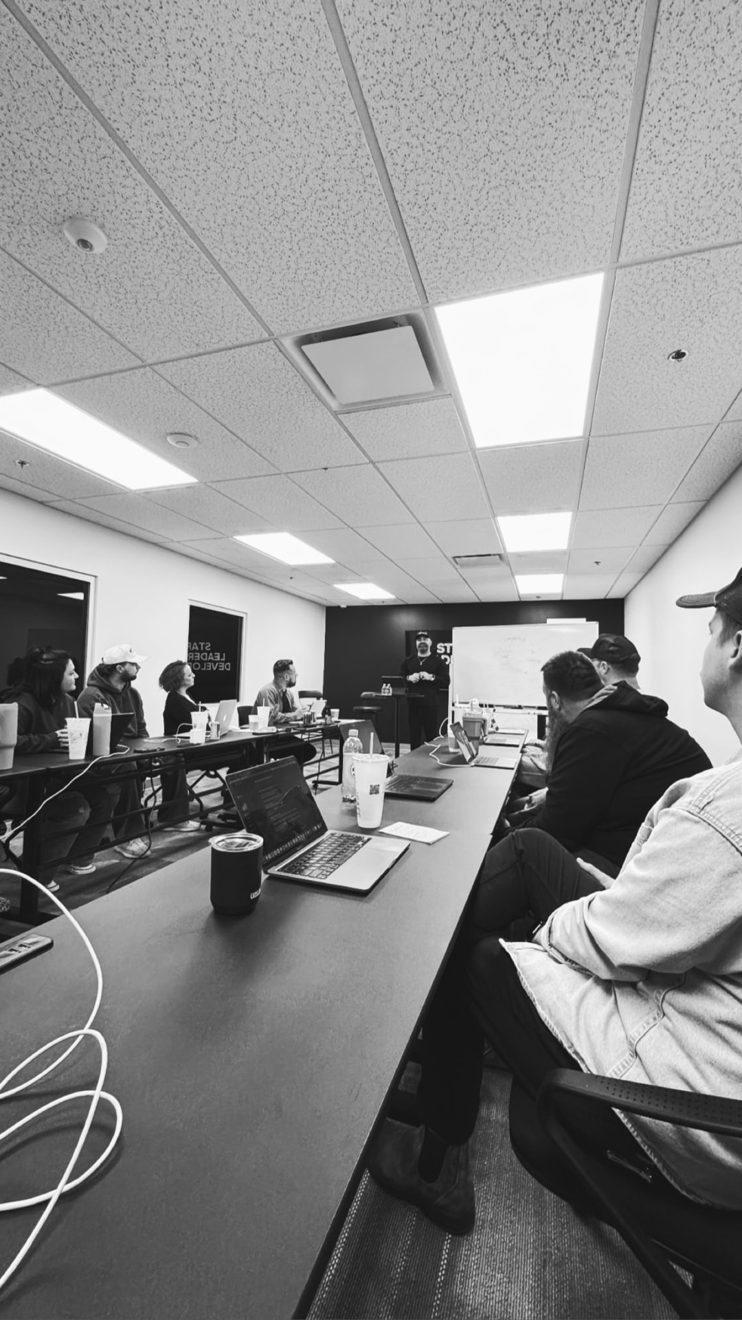 James Braxton Powell speaking to leaders